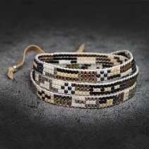 Ethnic bracelet - beading - Roma