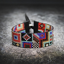 Ethnic bracelet - beading - Braga