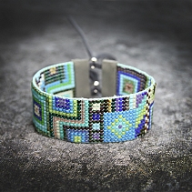 Ethnic bracelet - beading - Temate