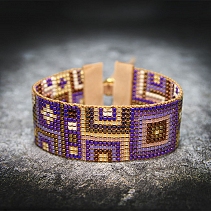 Ethnic bracelet - beading - New Orleans