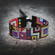 Ethnic bracelet - beading - Seul