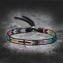 Ethnic bracelet - beading - Curico