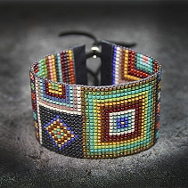 Ethnic bracelet - beading - Choni