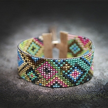 Ethnic bracelet - beading - Bengbu