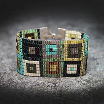 Ethnic bracelet - beading - Codru