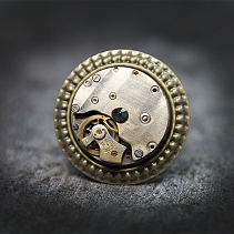 Steampunk ring - Nuter