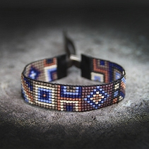 Ethnic bracelet - beading - Conda