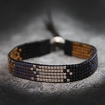 Ethnic bracelet - beading - Trojan