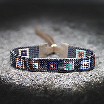 Ethnic bracelet - beading - Otaci