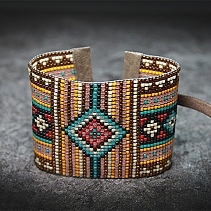 Ethnic bracelet - beading - Ganta