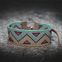 Ethnic bracelet - beading - Foya