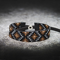 Ethnic bracelet - beading - Kaunia