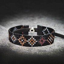 Ethnic bracelet - beading - Hatia