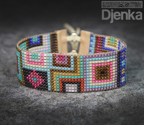 Ethnic bracelet - beading - Burbank