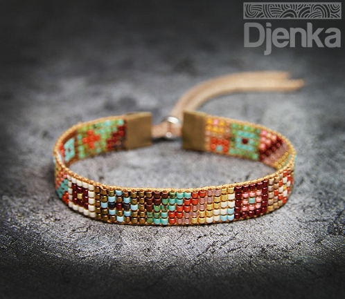 Ethnic bracelet - beading - Itu