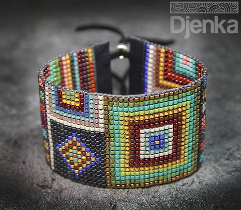 Ethnic bracelet - beading - Choni