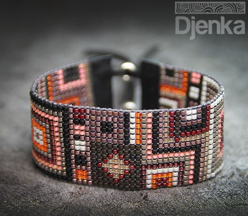 Ethnic bracelet - beading - Tiencin