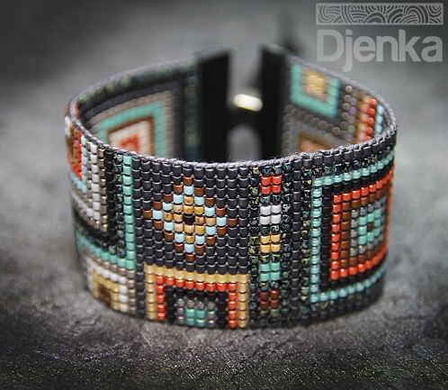 Ethnic bracelet - beading - Buren