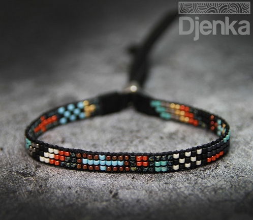Ethnic bracelet - beading - Zeist