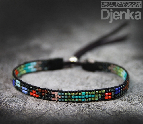 Ethnic bracelet - beading - Lewski